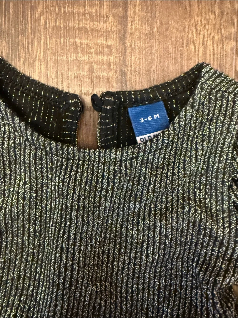 Old Navy Black and Gray Long-Sleeve Tutu Dress